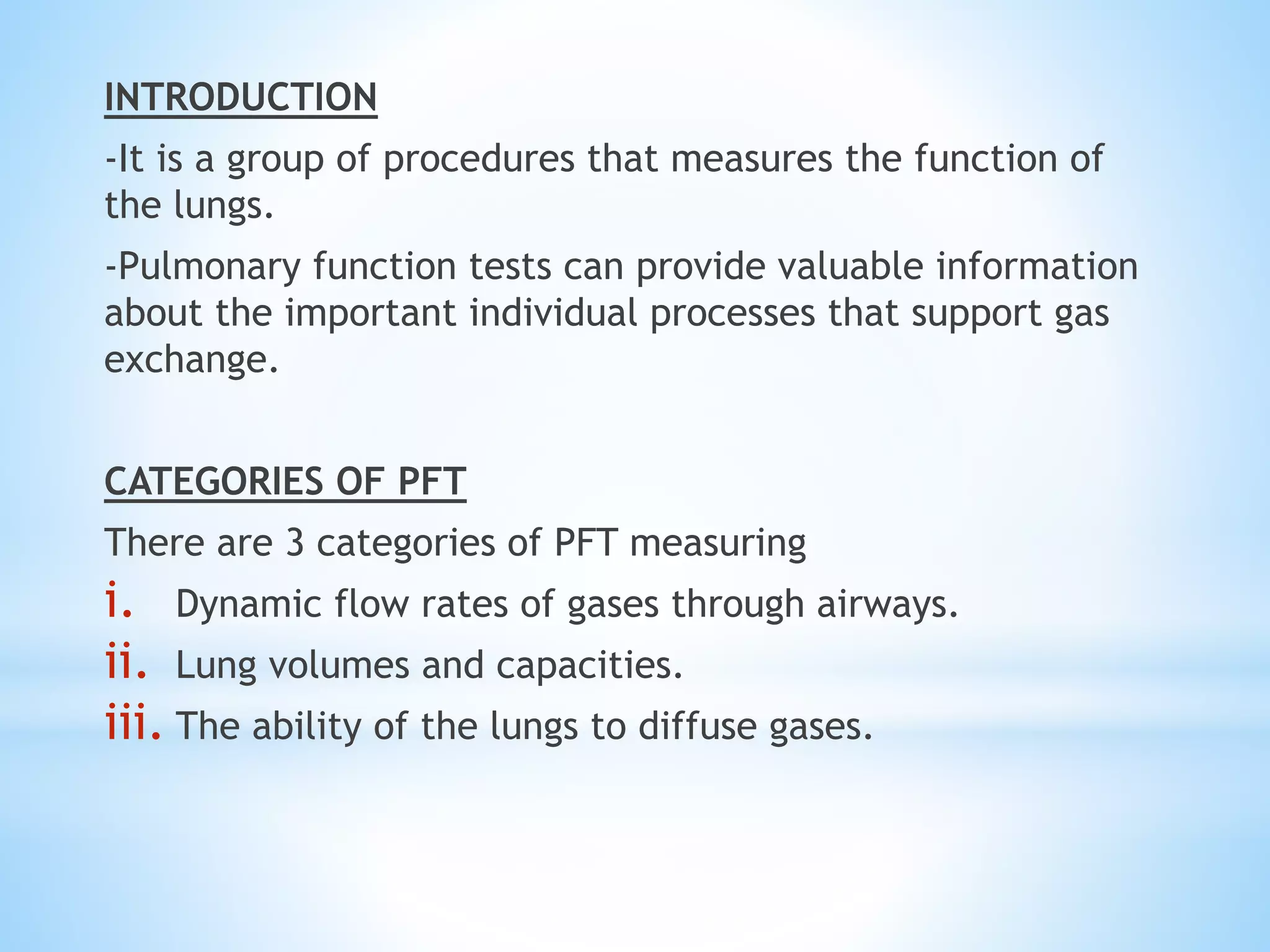 Pulmonary Function Test ppt | PPTX