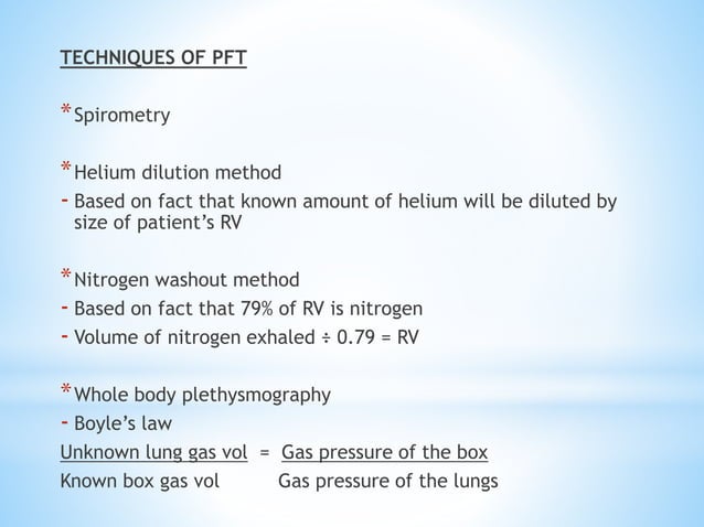 Pulmonary Function Test ppt | PPTX
