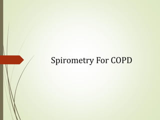Spirometry For COPD
 