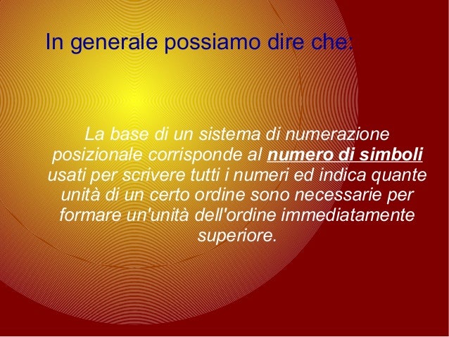 Numerazione posizionale