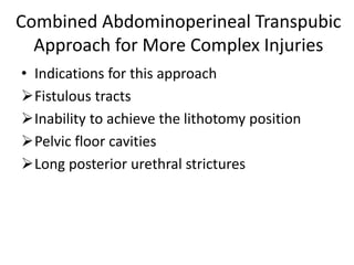 Transpubic Approach Pfudd | PPTX