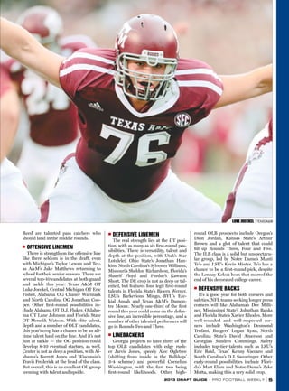 Zeke Rhodes Pro Football Weekly 2013 Draft Magazine | PDF