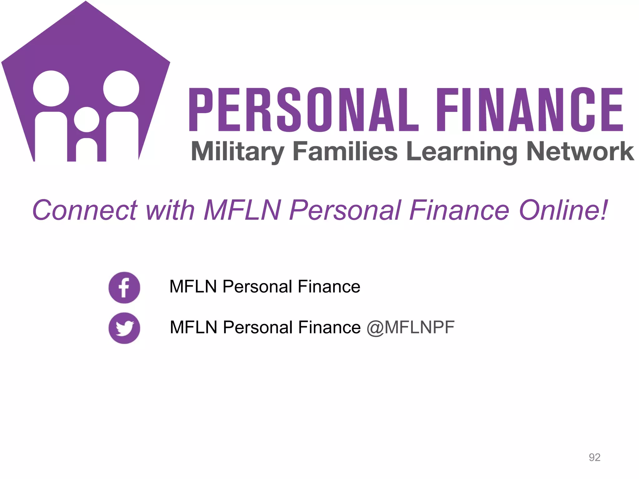 Connect with MFLN Personal Finance Online!
MFLN Personal Finance
MFLN Personal Finance @MFLNPF
PF SMS iconsPF SMS icons
92
 