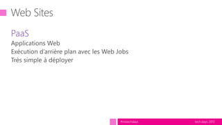 tech.days 2015#mstechdays
PaaS
 