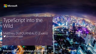 tech.days 2015#mstechdaysSESSION
#mstechdays techdays.microsoft.fr
 
