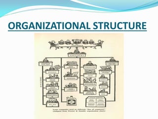 ORGANIZATIONAL STRUCTURE
 