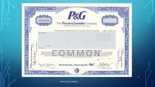 PROCTOR & GAMBLE 
4 
 