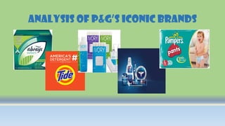 ANALYSIS OF P&G’s ICONIC BRANDS
 