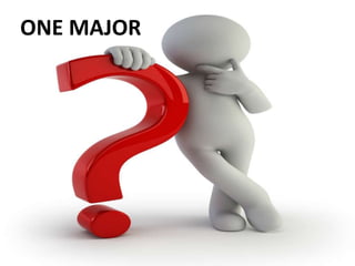 ONE MAJOR
 