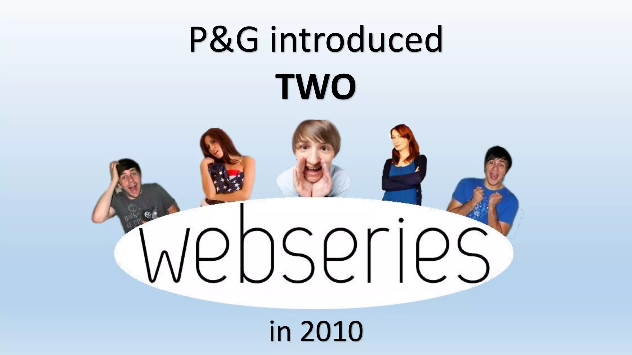 P&G introduced
TWO
in 2010
 