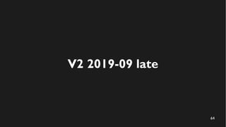 65
Summary V2 2019-09 late
 