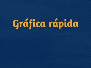 Gráfica rápida
 
