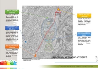 Página27
CUADRO 6 UBICACION MERCADOS ACTUALES
ELABORACIÓN PROPIA
CUADRO 6 UBICACION MERCADOS ACTUALES
 