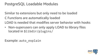 PostgreSQL Extensions: A deeper look | PPT