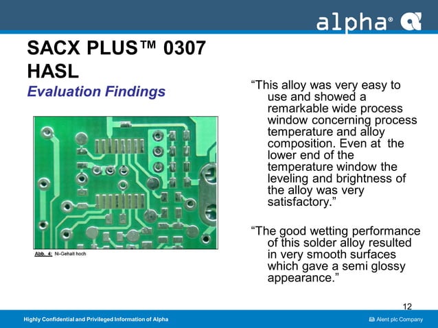 ALPHA® SACX PLUS™ 0307 HASL