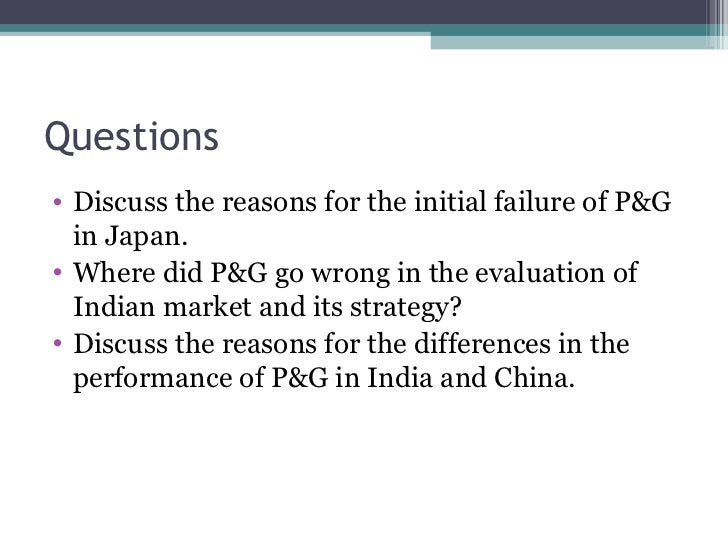 where did p g go wrong if it did in the evaluation of the indian market and its strategy Get the latest headlines on wall street and international economies, money news, personal finance, the stock market indexes including dow jones, nasdaq. where did p g go wrong if it did in the evaluation of the indian market and its strategy Get the latest headlines on wall street and international economies, money news, personal finance, the stock market indexes including dow jones, nasdaq.