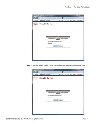 Tokenless Two-factor Authentication: A Tokenless Approach | PDF