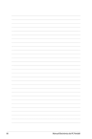 80 Manual Electrónico do PC Portátil
 