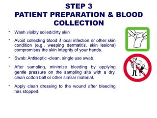 blood collection methods for safe blood withdrawal | PPTX