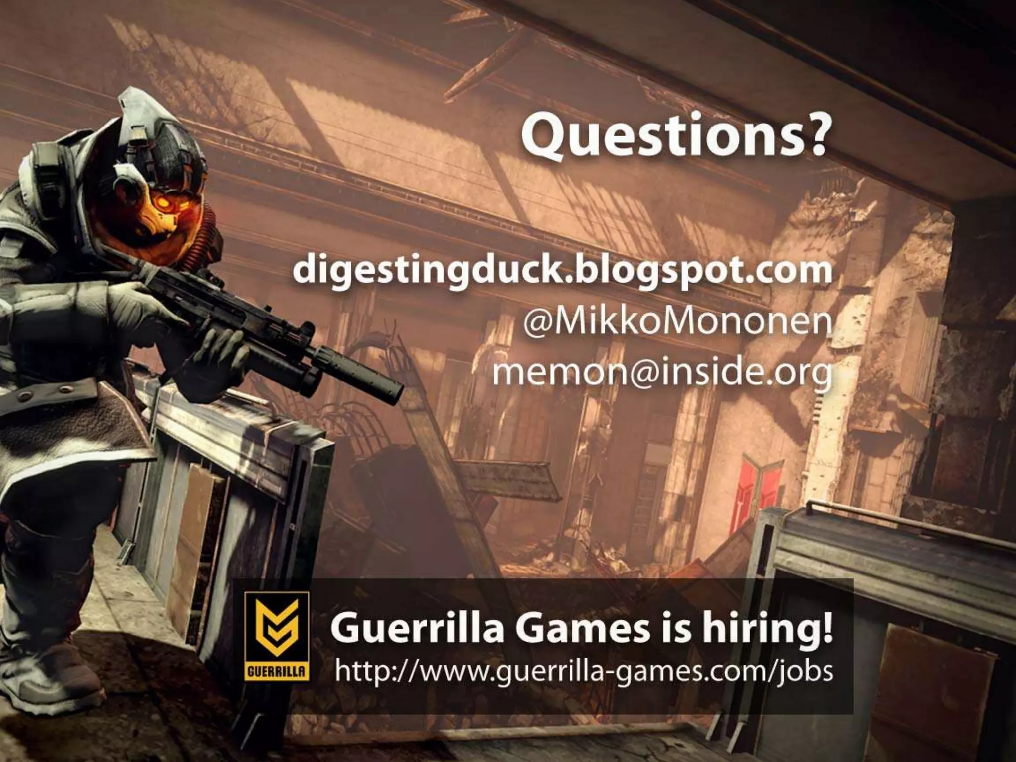 Automatic Annotations in Killzone 3 and Beyond