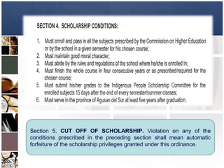 Provincial Government of Agusan del Sur Scholarship Program
