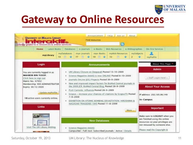 Postgrad Programs Audit Slide University Of Malaya Library 2013