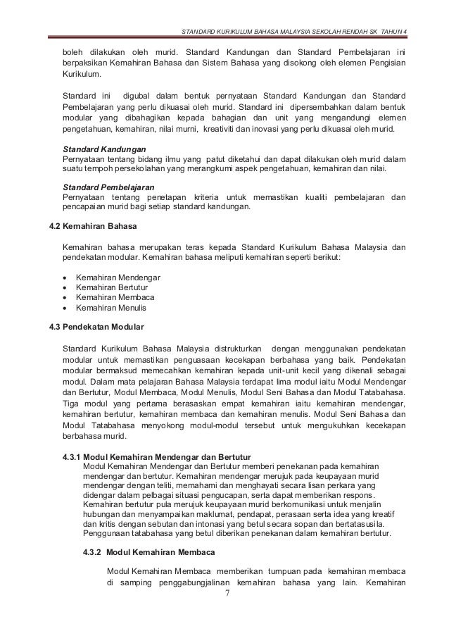 Bahasa malaysia kssr sk thn 4