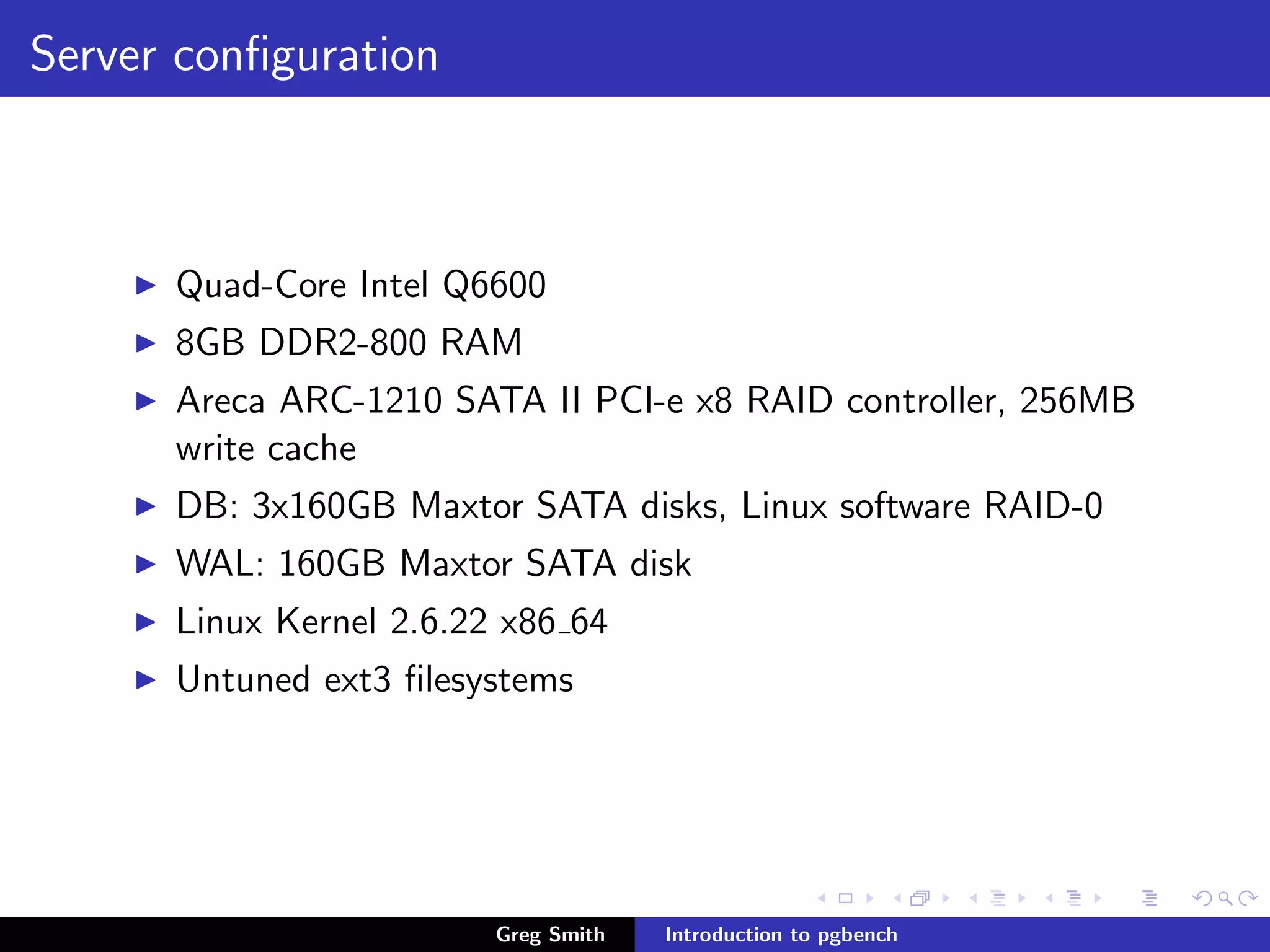 Introduction to PgBench