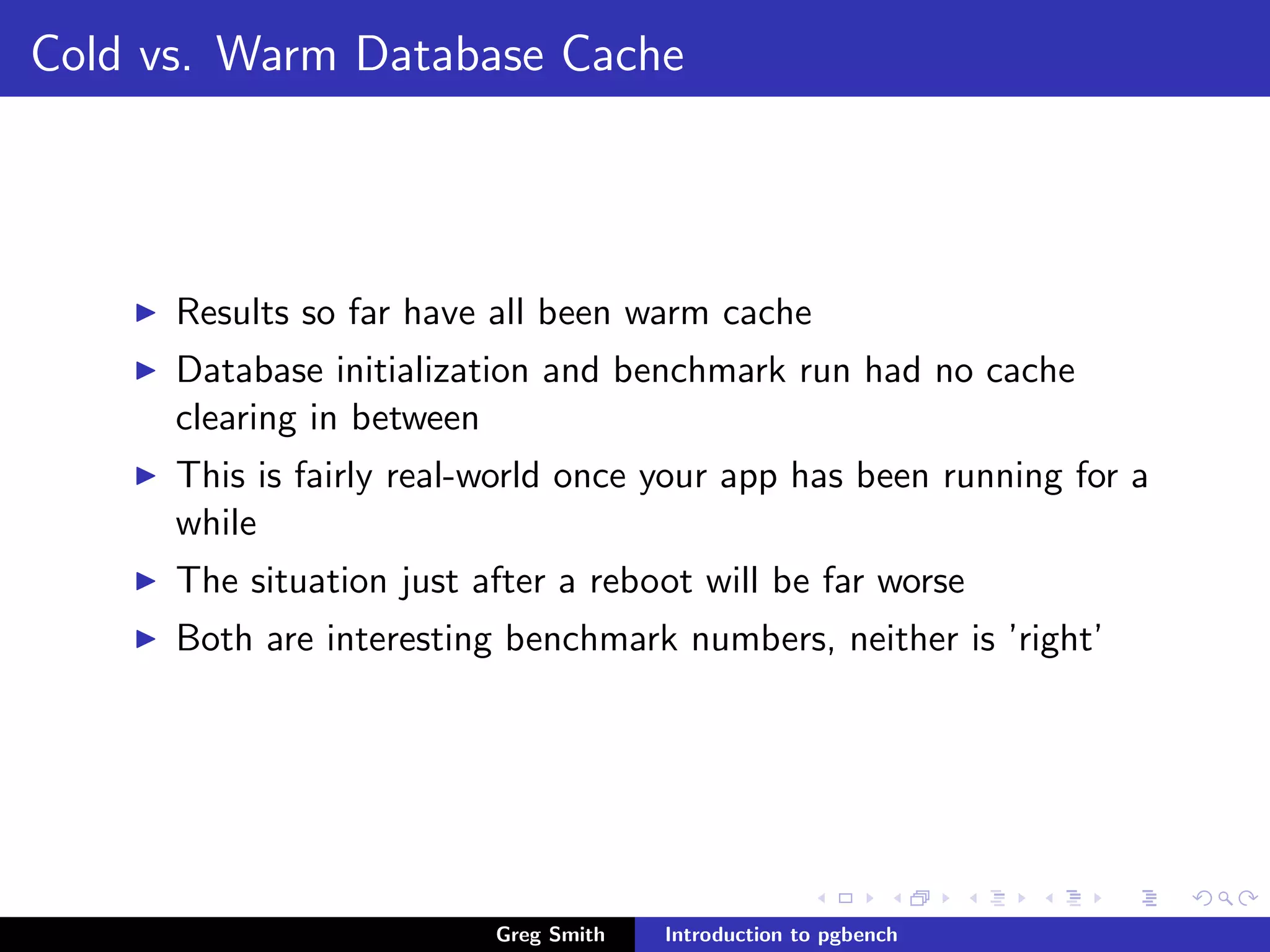 Introduction to PgBench