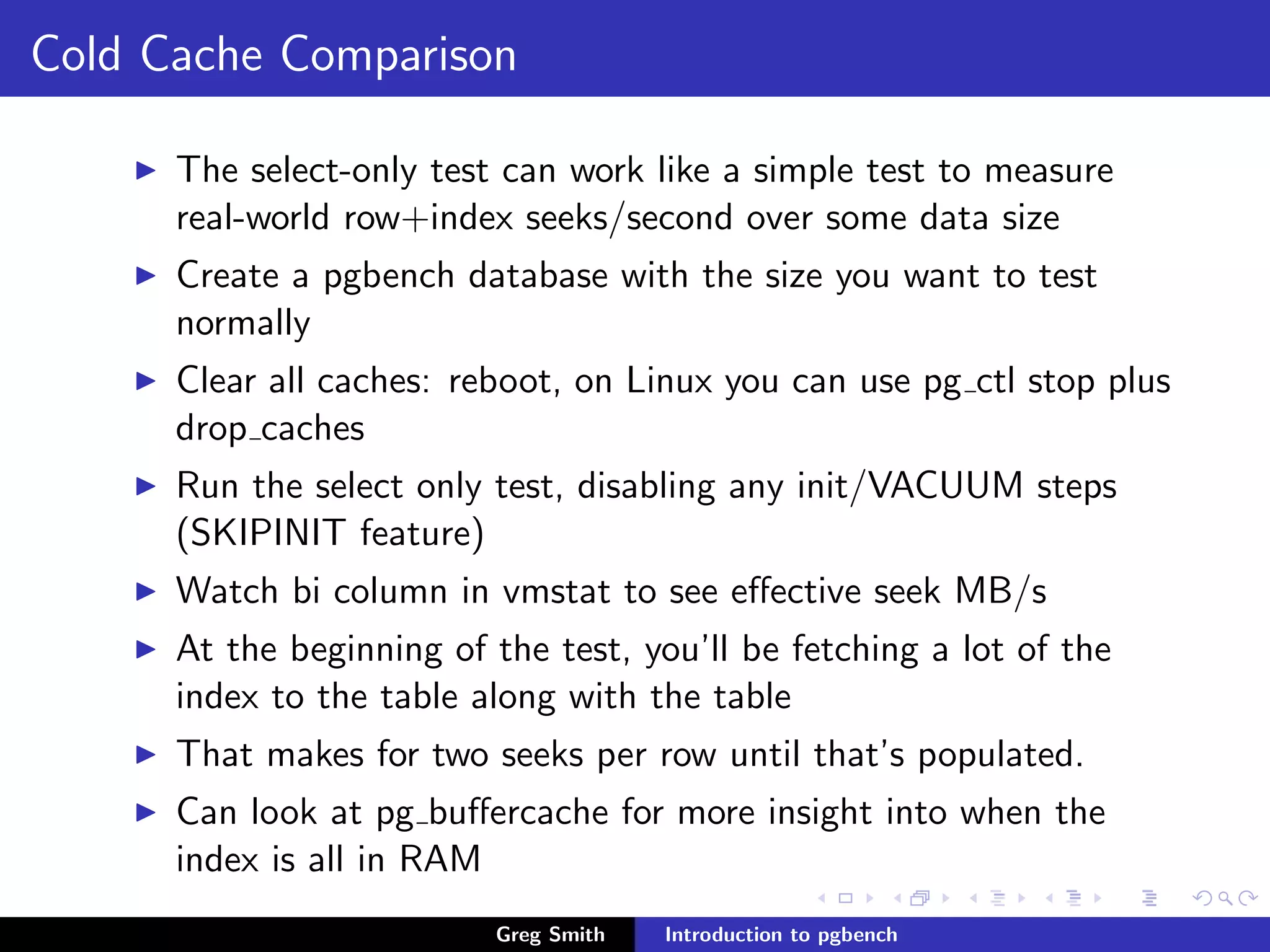 Introduction to PgBench