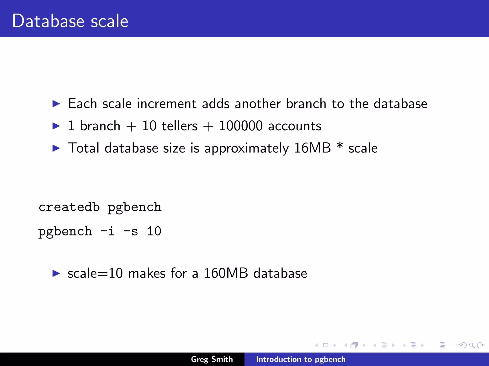 Introduction to PgBench