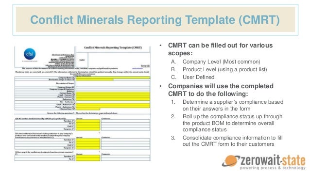 conflict minerals reporting template compliance in plm webinar 1 conflict minerals reporting template compliance in plm webinar 1