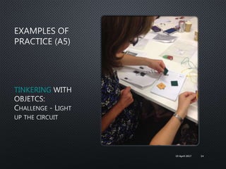 TINKERING
19 April 2017 14
 