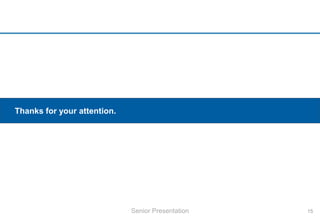 Thanks for your attention.
15Senior Presentation
 
