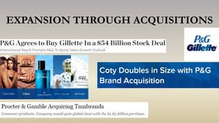 EXPANSION THROUGH ACQUISITIONS
 
