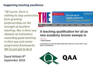 Learning, Teaching and Assessment Strategies