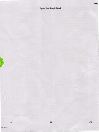 PGCET Civil 2018 question paper