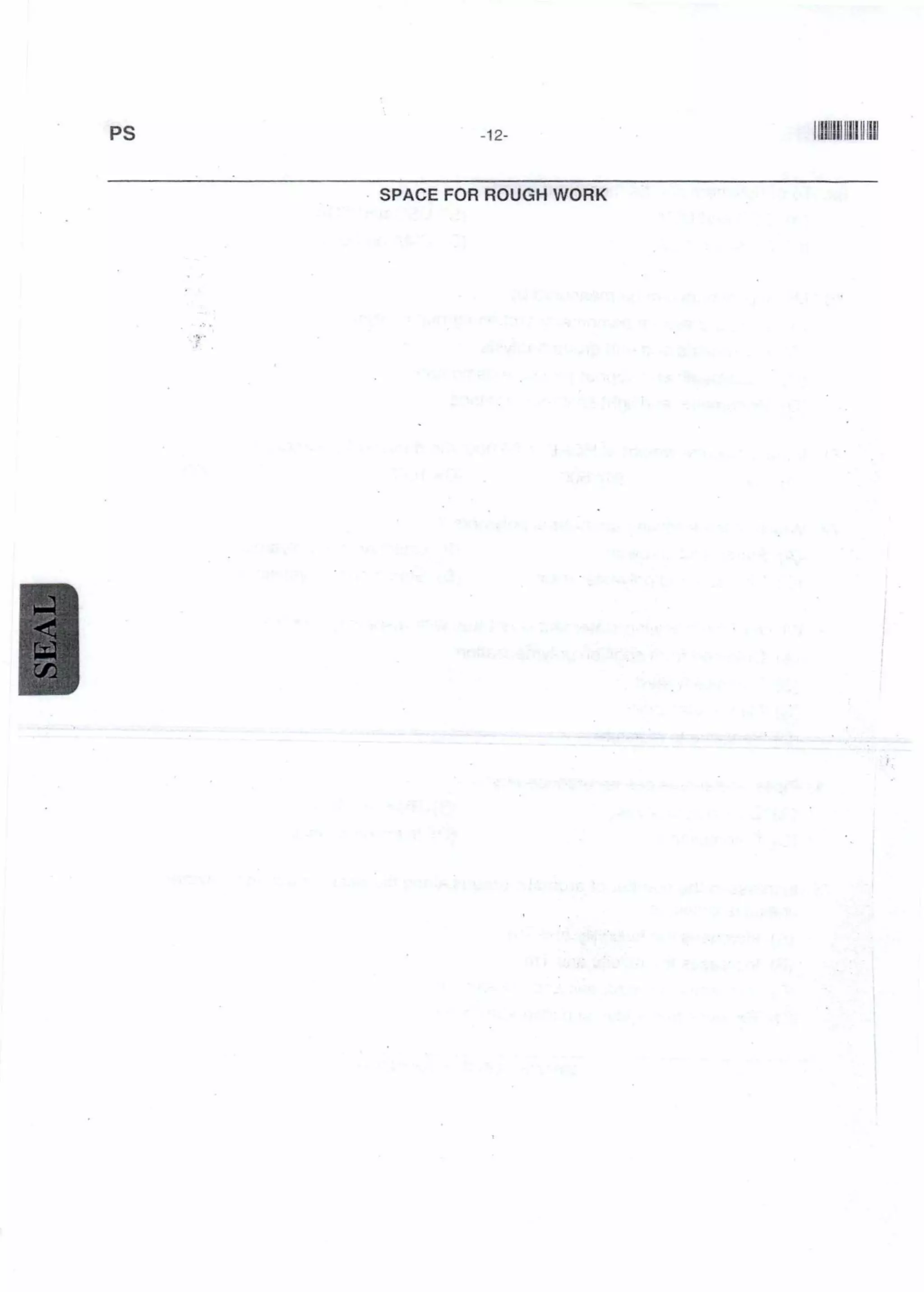 PGCET Polymer science 2018 question paper