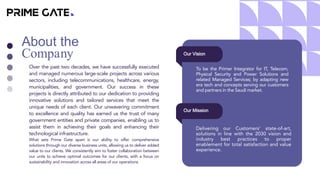 Prime Gate Company Profile: Integrated IT, Telecom, and Power Solutions ...
