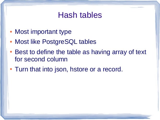 PostgreSQL and Redis - talk at pgcon 2013