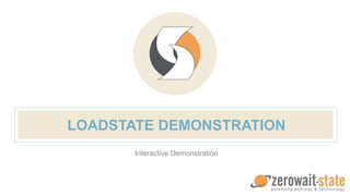 LOADSTATE DEMONSTRATION
Interactive Demonstration
 