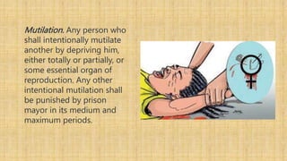 Define Mutilation Professional Growth and Development for Midwifery | PPTX
