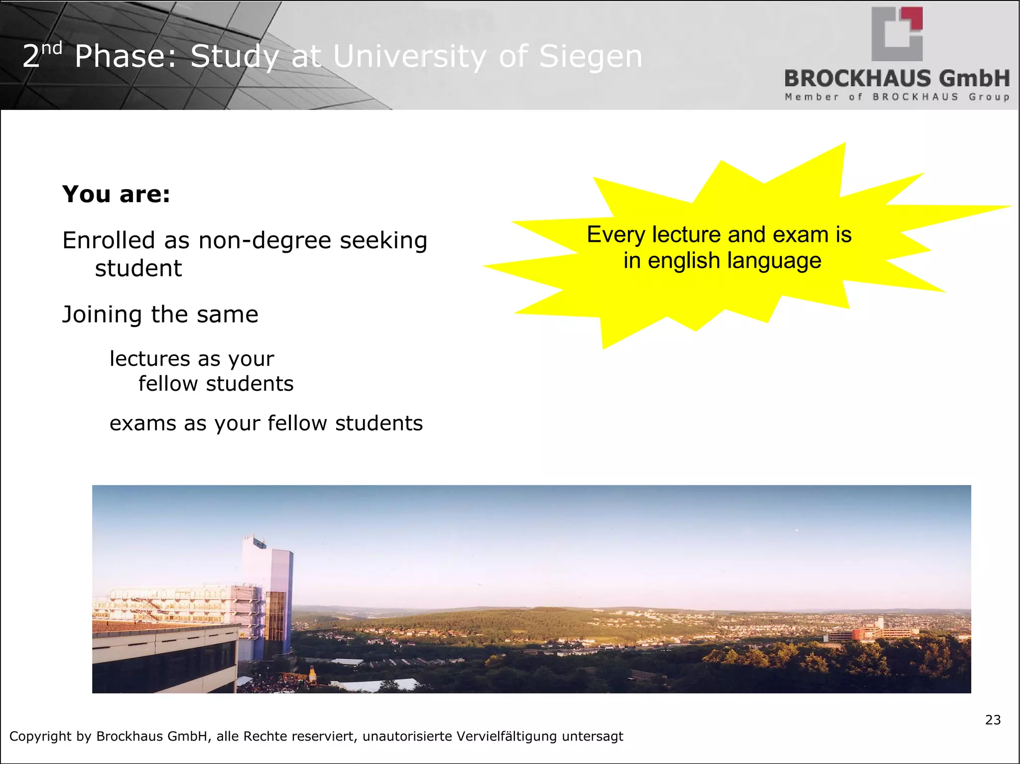 University of Siegen CHE-Ranking: 