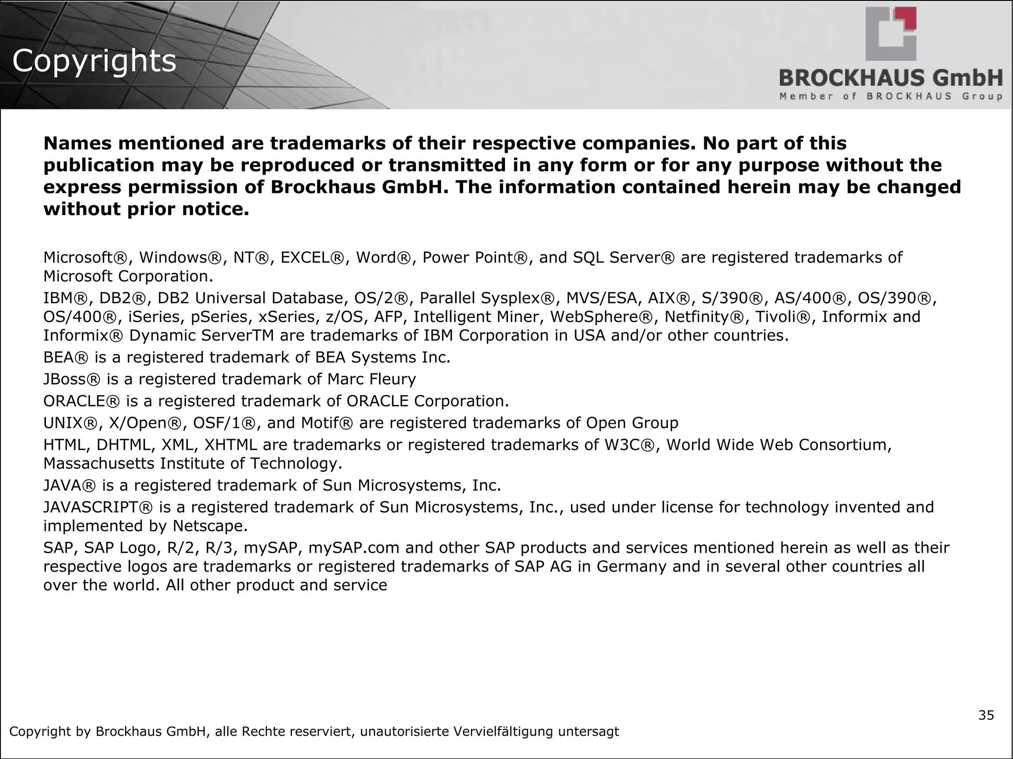 About Brockhaus Partners and cooperations: Academia Biju Patnaik University of  Technologies  (Orissa, India) 40 Colleges with approx. 58.000 Students 