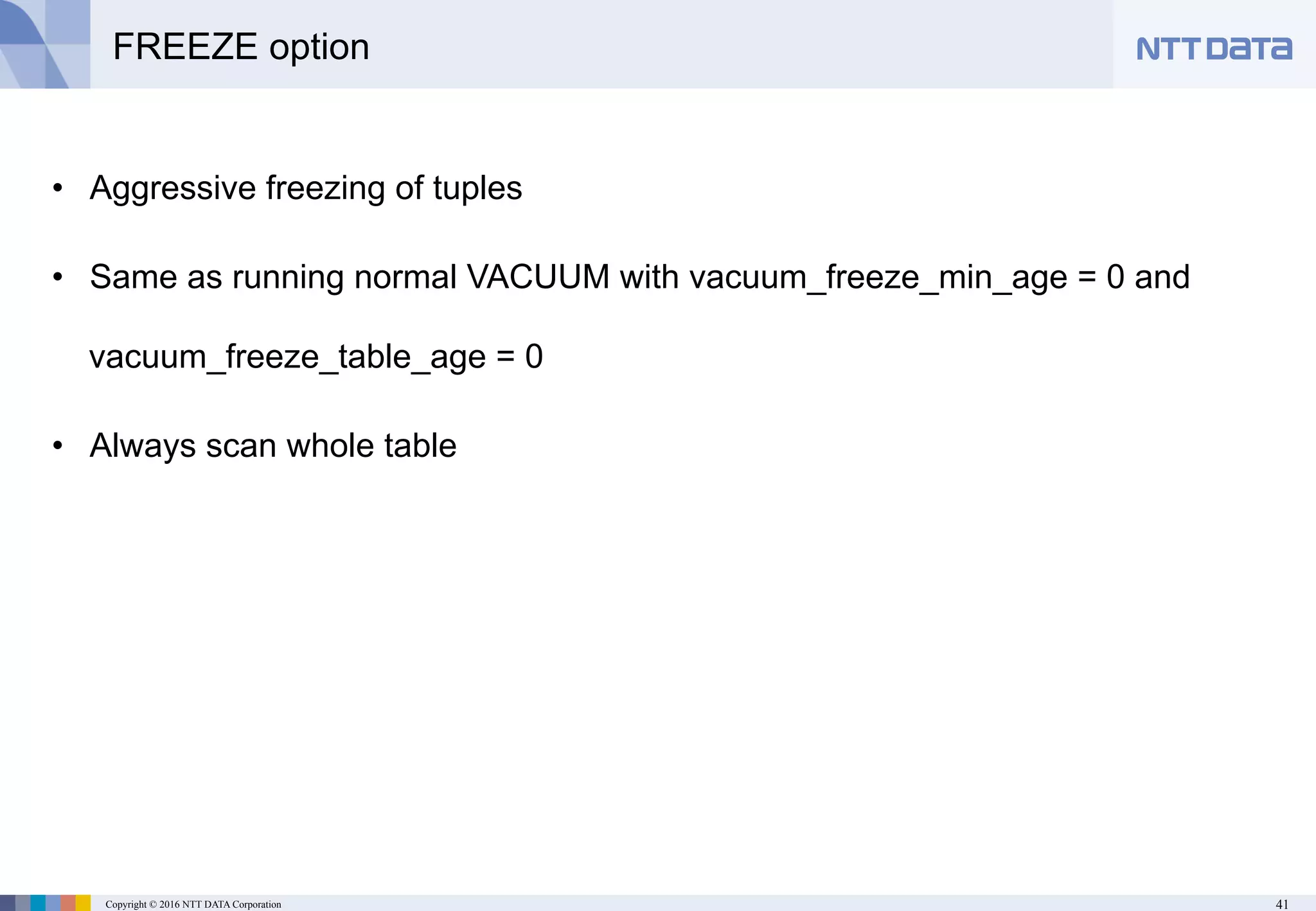 Introduction to Vacuum Freezing and XID