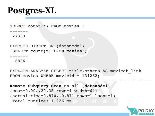 postgresql sharding