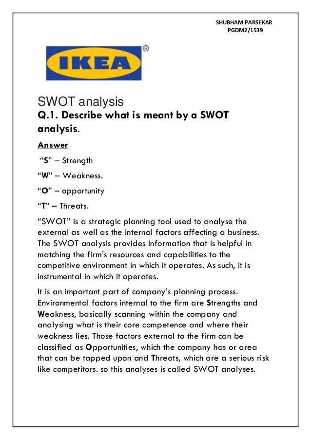 Environmental Analysis of IKEA