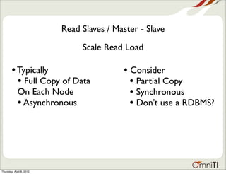 Database Scalability Patterns | PDF