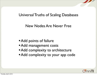 Database Scalability Patterns | PDF