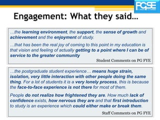 Transition Pedagogy and the PostGraduate Student Experience | PDF